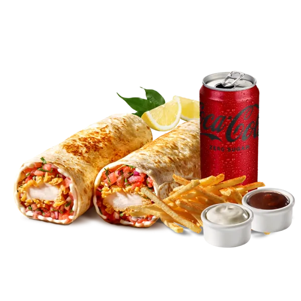 TAVUK WRAP VE İÇECEK