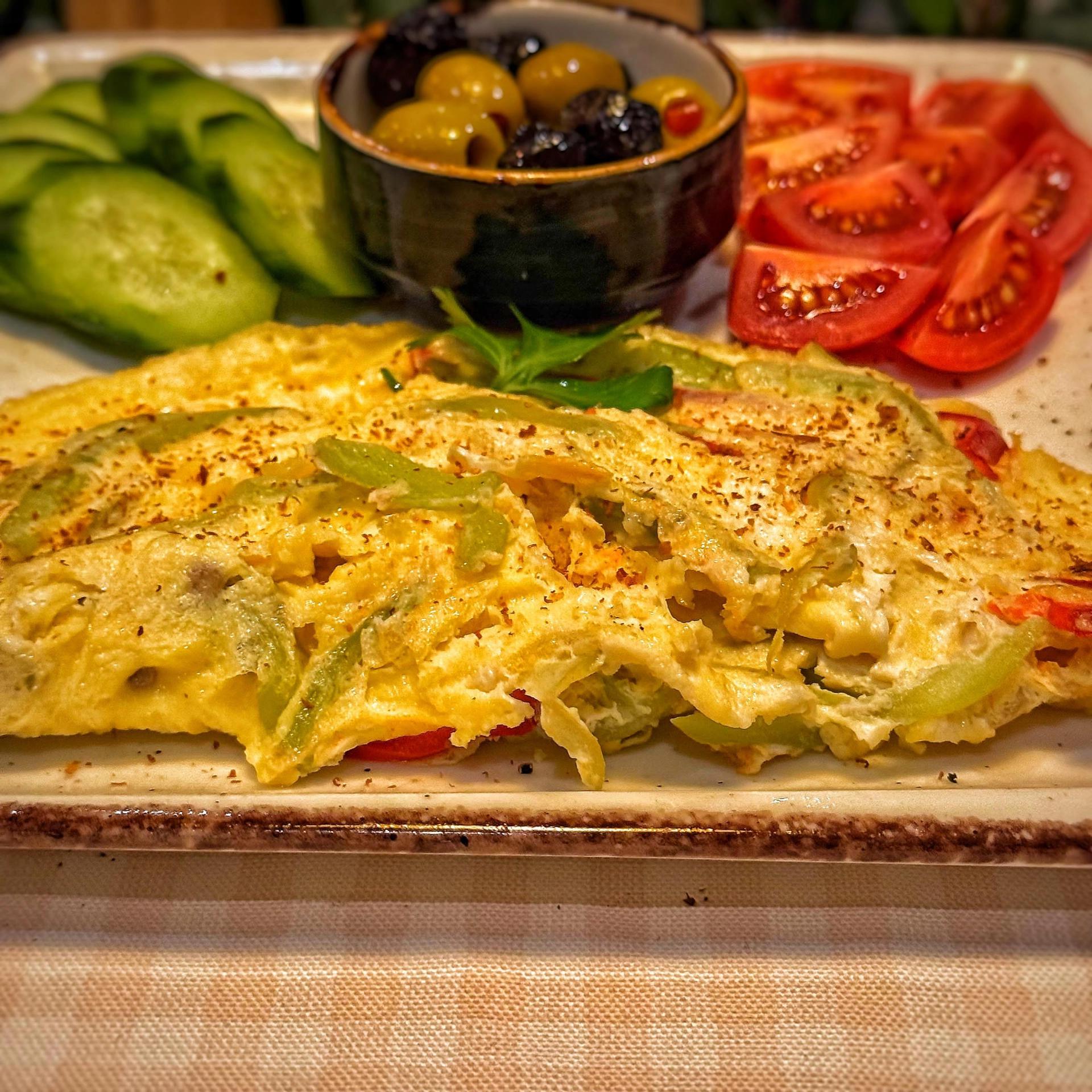 Sebzeli Omlet